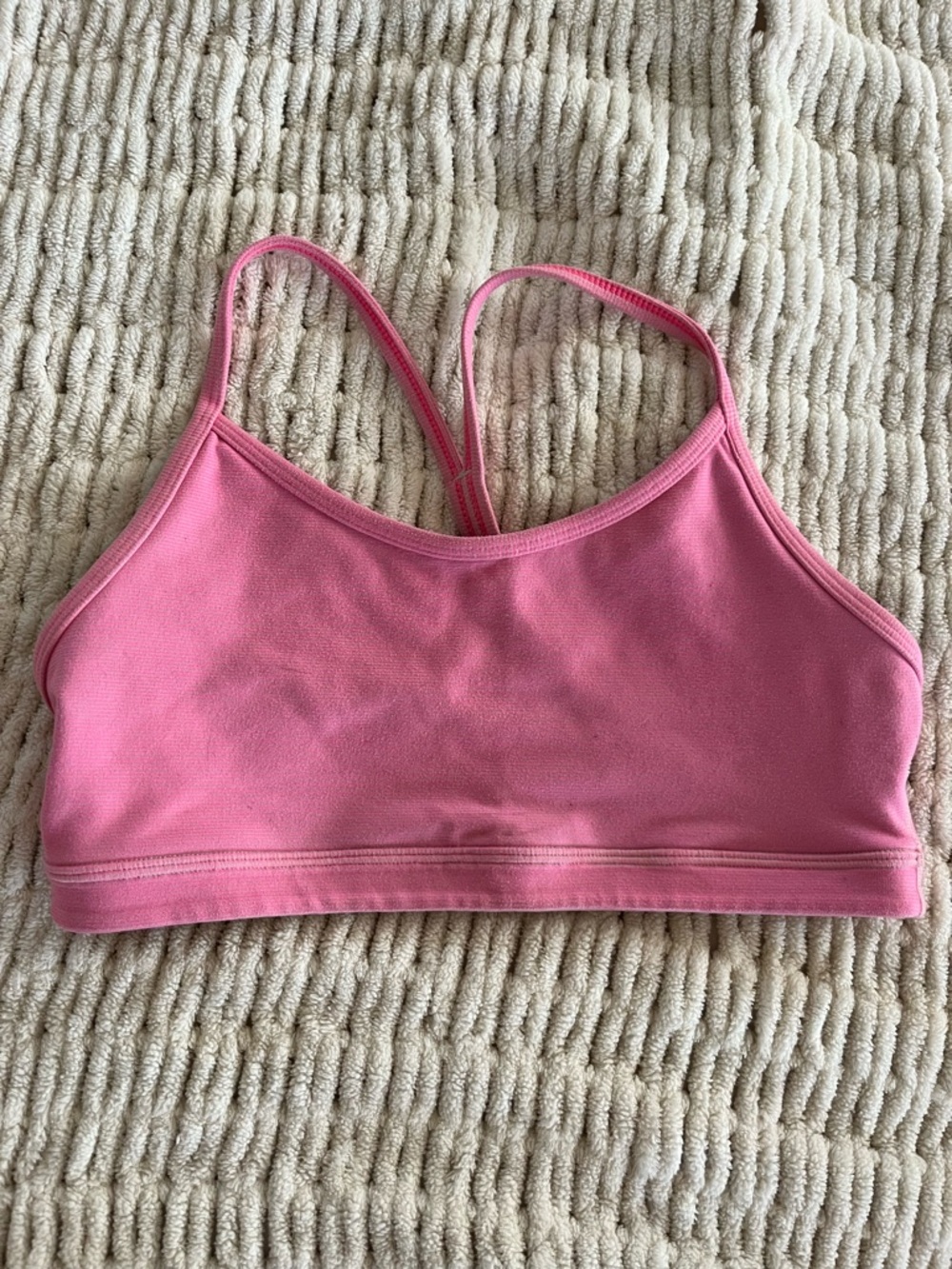 lululemon athletica Pink Power Y Bra Top